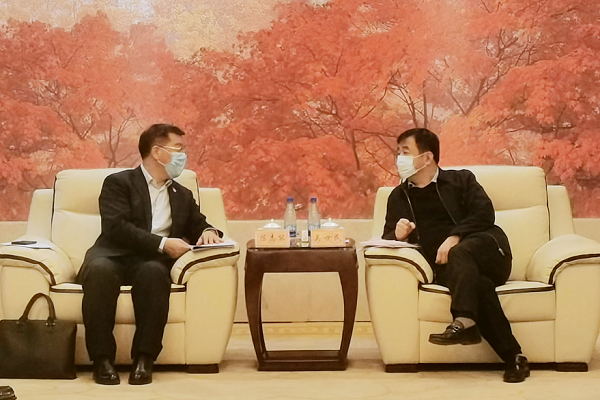 吴世民会见中国银行辽宁省分行行长陈志能一行
