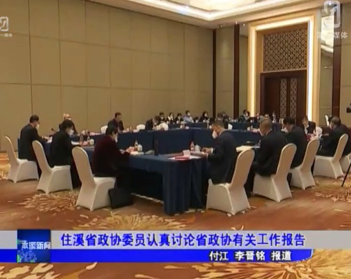 住溪省政协委员认真讨论省政协有关工作报告