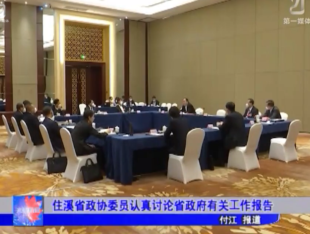 住溪省政协委员认真讨论省政府有关工作报告