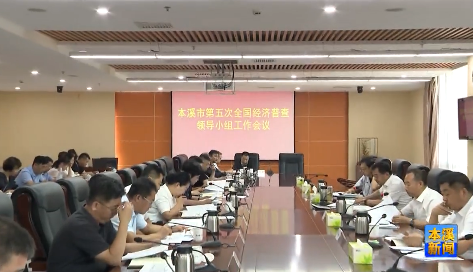 市政府召开第五次全国经济普查领导小组工作会议