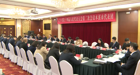 省十四届人大二次会议本溪代表团认真审议省政府工作报告