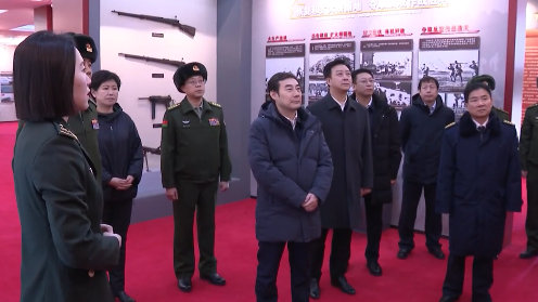 吴澜吴世民李景玉高巍等市领导春节前走访慰问驻溪部队