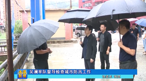 吴澜率队督导检查城市防汛工作