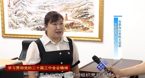 我市党员干部群众热议学习贯彻党的二十届三中全会精神