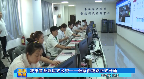 我市首条响应式公交 —— 张家街线路正式开通