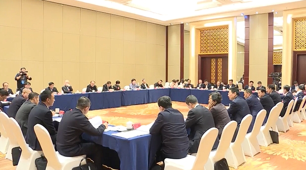 住溪省政协委员认真讨论省政府工作报告等报告