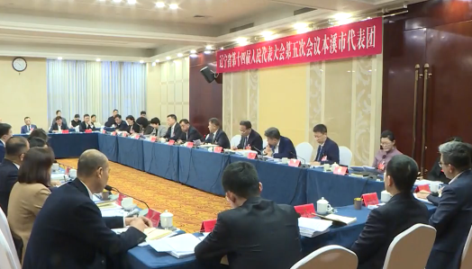 省十四届人大五次会议本溪代表团继续审议省政府工作报告