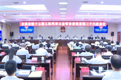 市十七届人大常委会举行第三十六次会议